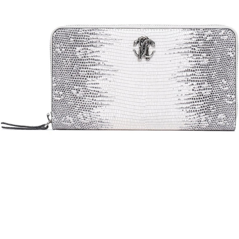 😍 RC Logo-Embellished Snake-Effect Leather😍